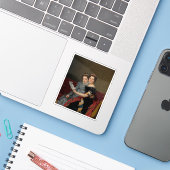 Portrait von Zénaïde und Charlotte Bonaparte Aufkleber (Laptop mit iPhone)