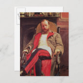 Portrait von Zesar Kjui , 1890 Postkarte (Vorne/Hinten)