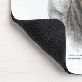 Portrait von zwei Dobermans Mousepad (Ecke)