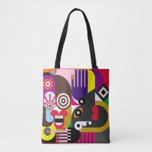 Portrait von zwei Frauen - Farbbild. Frau Tasche