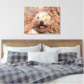 Portrait "Weichkalotte" Leinwanddruck (Insitu (Schlafzimmer))