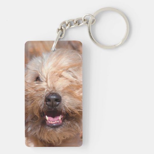 Portrait "Weichkalotte" Schlüsselanhänger (Rückseite)