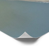 Portrait-weiße Storchen die offene Schnalle Poster (Ecke)