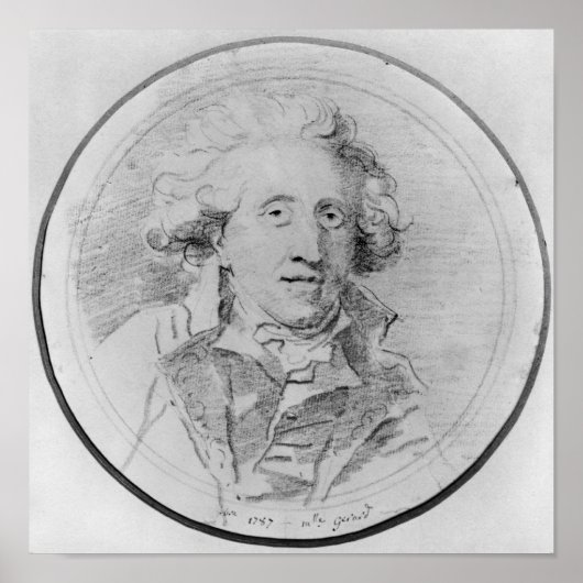 Portrait wird vermutlich Jean-Honore Fragonard sei Poster (Vorne)