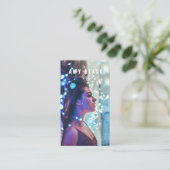 Portrait Woman Girl Fotografy Business Card Visitenkarte (Stehend Vorderseite)