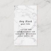 Portrait Woman Girl Fotografy Business Card Visitenkarte (Rückseite)