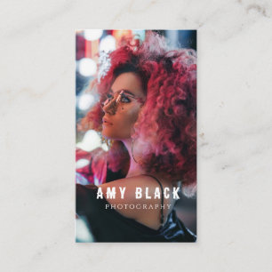 Portrait Woman Girl Fotografy Business Card Visitenkarte