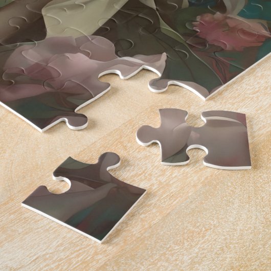 Portrait Woman im Jugendstil-Puzzle Puzzle (Seite)