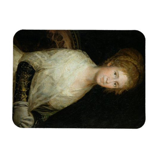 Portrait wurde als Josepha Bayeu (d.1812)-Ehefrau Magnet (Horizontal)