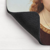 Portrait Young Woman Ernst Deger Gemälde Canv Mousepad (Ecke)