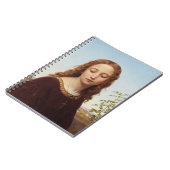 Portrait Young Woman Ernst Deger Gemälde Canv Notizblock (Linke Seite)