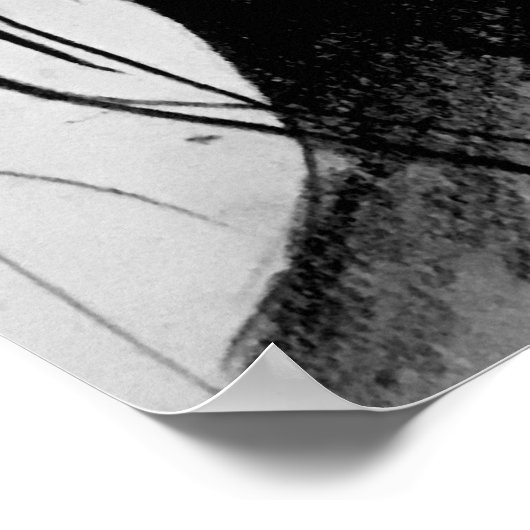 Portrait zeichnend Kunstdruck Poster (Ecke)