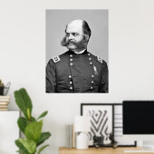 Portrait Ziviler Kriegsherr Ambrose E. Burnside Poster (Heimbüro)