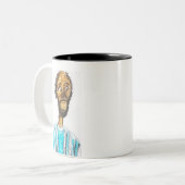 Portrait Zweifarbige Tasse (Vorderseite Links)