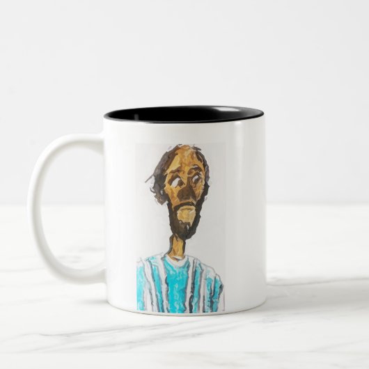 Portrait Zweifarbige Tasse (Links)