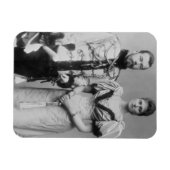 Portraitfoto von Zar Nikolaus II (1868-1918) Magnet (Horizontal)