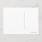 Portraitfotografie von Sad Chocolate Labrador Postkarte (Rückseite)