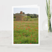 Portraitkarte des Mohns Karte (Vorderseite)