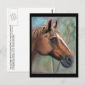 Portraitkarte Postkarte (Vorne/Hinten)