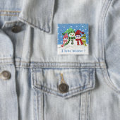 Portraitknopf für Snowmen Button (Beispiel)