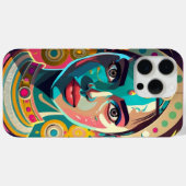 Portraitmädchen Case-Mate iPhone Hülle (Rückseite (Horizontal))