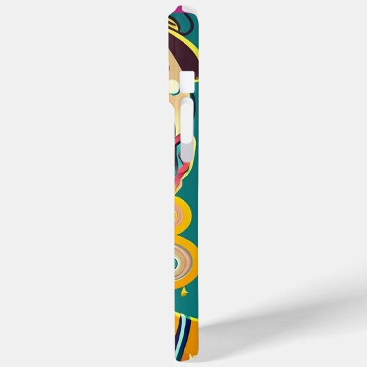 Portraitmädchen Case-Mate iPhone Hülle (Rückseite / Links)