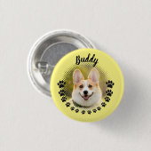 Portraitname für benutzerdefinierte Frame-Hunde Button (Vorne & Hinten)