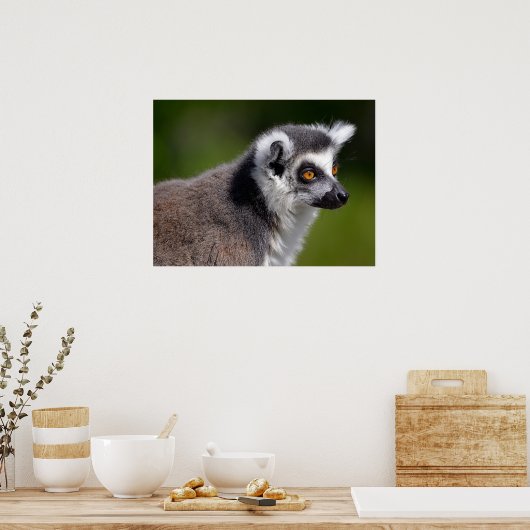 Portraitring-Taille-Postkartenaufkleber Poster (Küche)