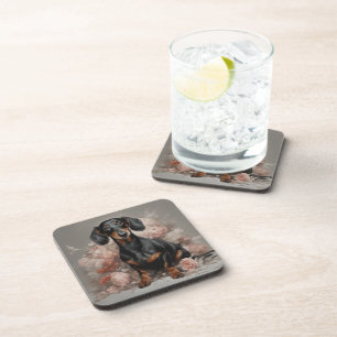 Portraits der Blume Hunde 2 Getränkeuntersetzer