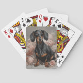 Portraits der Blume Hunde 2 Spielkarten (Rückseite)