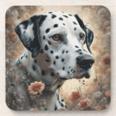 Portraits der Blume Hunde 3 Getränkeuntersetzer (Vorderseite)