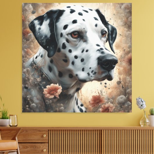 Portraits der Blume Hunde 3 Leinwanddruck (Insitu (Wohnzimmer))
