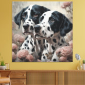 Portraits der Blume Hunde 4 Leinwanddruck (Insitu (Wohnzimmer))