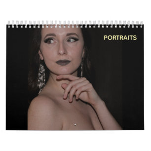 Portraits der schönen jungen Damen Kalender