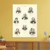 Portraits Governors of Wisconsin NP Talmadge Leinwanddruck (Insitu (Wohnzimmer))