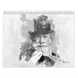 Portraits of Classical Composers, 2026 Kalender