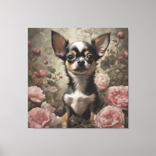 Portraits von Blume Hunde 9 Leinwanddruck (Vorderseite)