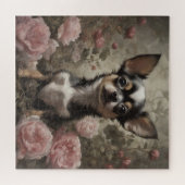 Portraits von Blume Hunde 9 Puzzle (Horizontal)