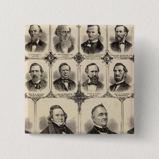 Portraits von Citizens of Scott Landkreis Button (Vorderseite)
