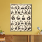 Portraits von Citizens of Scott Landkreis Leinwanddruck (Insitu (Wohnzimmer))