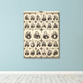 Portraits von Citizens of Scott Landkreis Leinwanddruck (Insitu (Holzboden))