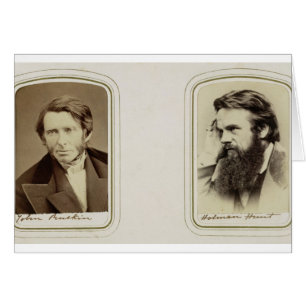 Portraits von John Ruskin (1819-1900) und William
