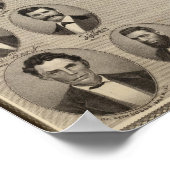 Portraits von John S Bender, Ancil B Ball Poster (Ecke)