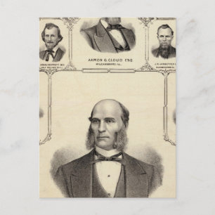 Portraits von Robert Hunter, Aaron G Cloud Postkarte