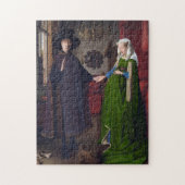 Porträt 1434 JAN.S VAN EYCK- Arnolfini Puzzle (Vertikal)