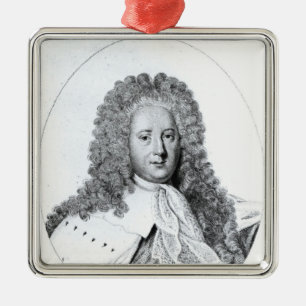 Porträt 1. Vicomtes Henry-Johannes Ornament Aus Metall