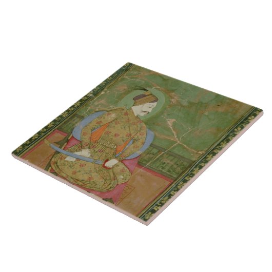 Porträt 58.20/25A von Sultan Abdullah Qutb Shah Se Fliese (Seite)