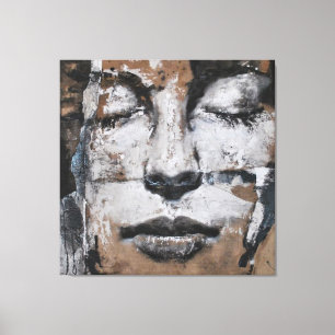 Porträt, Abstraktion, Aquarell, Kunst, Dekoration, Leinwanddruck