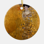 Porträt Adele Bloch-Bauers durch Gustav Klimt 1907 Keramikornament (Vorne)