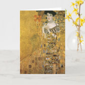 Porträt Adele Bloch-Bauers Karte (Gelbe Blume)